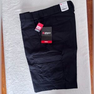 Men’s NWT Elbeco Tek 3 Poly/cotton Twill Cargo Short Hidden Pocket Size 36